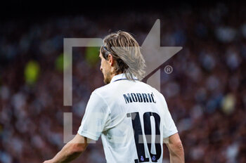2023-05-09 - Luka Modric (Real Madrid) during the football match between
Real Madrid and Manchester City valid for the semi final of the Uefa Champion’s League celebrated in Madrid, Spain at Bernabeu Stadium on Tuesday 09 May 2023 - SEMIFINAL - REAL MADRID VS MANCHESTER CITY - UEFA CHAMPIONS LEAGUE - SOCCER