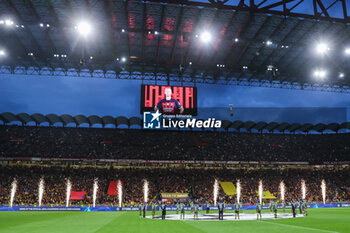 2023-05-10 - A general view inside the stadium during UEFA Champions League 2022/23 Semi-Final 1st  leg football match between AC Milan and FC Internazionale at San Siro Stadium, Milan, Italy on May 10, 2023 - SEMIFINAL - AC MILAN VS INTER - FC INTERNAZIONALE - UEFA CHAMPIONS LEAGUE - SOCCER