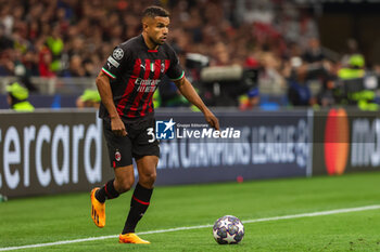 2023-05-10 - Junior Messias of AC Milan in action during UEFA Champions League 2022/23 Semi-Final 1st  leg football match between AC Milan and FC Internazionale at San Siro Stadium, Milan, Italy on May 10, 2023 - SEMIFINAL - AC MILAN VS INTER - FC INTERNAZIONALE - UEFA CHAMPIONS LEAGUE - SOCCER