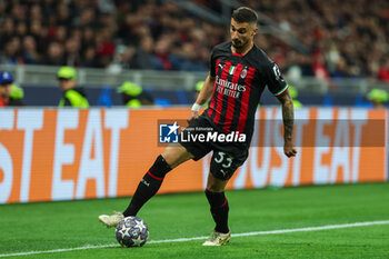 2023-05-10 - Rade Krunic of AC Milan in action during UEFA Champions League 2022/23 Semi-Final 1st  leg football match between AC Milan and FC Internazionale at San Siro Stadium, Milan, Italy on May 10, 2023 - SEMIFINAL - AC MILAN VS INTER - FC INTERNAZIONALE - UEFA CHAMPIONS LEAGUE - SOCCER