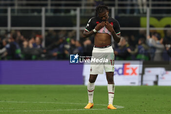 2023-05-16 - Rafael Leao of AC Milan reacts during the UEFA Champions League 2022/23 Semi-Final second leg football match between FC Internazionale and AC Milan at Giuseppe Meazza Stadium, Milan, Italy on May 16, 2023 - SEMIFINAL - INTER - FC INTERNAZIONALE VS AC MILAN - UEFA CHAMPIONS LEAGUE - SOCCER