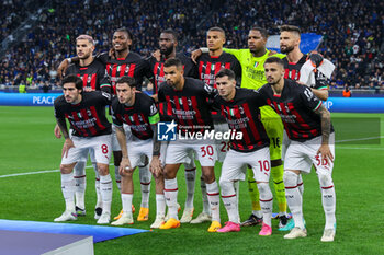 2023-05-16 - AC Milan team during the UEFA Champions League 2022/23 Semi-Final second leg football match between FC Internazionale and AC Milan at Giuseppe Meazza Stadium, Milan, Italy on May 16, 2023 - SEMIFINAL - INTER - FC INTERNAZIONALE VS AC MILAN - UEFA CHAMPIONS LEAGUE - SOCCER