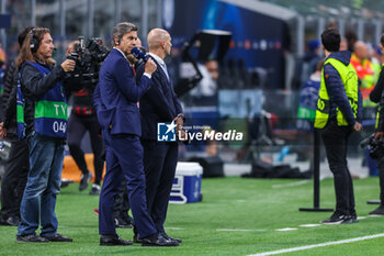 2023-05-16 - Alessandro Costacurta looks on during the UEFA Champions League 2022/23 Semi-Final second leg football match between FC Internazionale and AC Milan at Giuseppe Meazza Stadium, Milan, Italy on May 16, 2023 - SEMIFINAL - INTER - FC INTERNAZIONALE VS AC MILAN - UEFA CHAMPIONS LEAGUE - SOCCER
