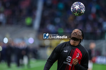2023-05-16 - Rafael Leao of AC Milan warms up during the UEFA Champions League 2022/23 Semi-Final second leg football match between FC Internazionale and AC Milan at Giuseppe Meazza Stadium, Milan, Italy on May 16, 2023 - SEMIFINAL - INTER - FC INTERNAZIONALE VS AC MILAN - UEFA CHAMPIONS LEAGUE - SOCCER