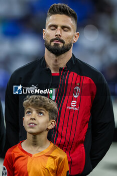 2023-05-16 - Olivier Giroud of AC Milan looks on during the UEFA Champions League 2022/23 Semi-Final second leg football match between FC Internazionale and AC Milan at Giuseppe Meazza Stadium, Milan, Italy on May 16, 2023 - SEMIFINAL - INTER - FC INTERNAZIONALE VS AC MILAN - UEFA CHAMPIONS LEAGUE - SOCCER