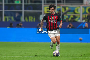 2023-05-16 - Sandro Tonali of AC Milan in action during the UEFA Champions League 2022/23 Semi-Final second leg football match between FC Internazionale and AC Milan at Giuseppe Meazza Stadium, Milan, Italy on May 16, 2023 - SEMIFINAL - INTER - FC INTERNAZIONALE VS AC MILAN - UEFA CHAMPIONS LEAGUE - SOCCER
