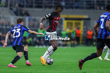 2023-05-16 - Rafael Leao of AC Milan in action during the UEFA Champions League 2022/23 Semi-Final second leg football match between FC Internazionale and AC Milan at Giuseppe Meazza Stadium, Milan, Italy on May 16, 2023 - SEMIFINAL - INTER - FC INTERNAZIONALE VS AC MILAN - UEFA CHAMPIONS LEAGUE - SOCCER