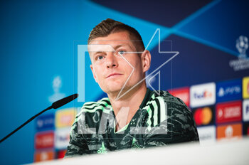 2023-05-08 - Toni Kroos (Real Madrid) during the press conference before the football match between
Real Madrid and Manchester City valid for the semi final of the Uefa Champion’s League celebrated in Valdebebas (Madrid, Spain) at Ciudad Real Madrid on Monday 08 May 2023 - REAL MADRID AND MANCHESTER CITY PRESS CONFERENCE - UEFA CHAMPIONS LEAGUE - SOCCER