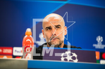 2023-05-08 - Pep Guardiola (Manchester City) during the press conference before the football match between
Real Madrid and Manchester City valid for the semi final of the Uefa Champion’s League celebrated in Madrid, Spain at Bernabeu stadium on Monday 08 May 2023 - REAL MADRID AND MANCHESTER CITY PRESS CONFERENCE - UEFA CHAMPIONS LEAGUE - SOCCER