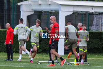 AC Milan training before the Inter v Milan match - UEFA CHAMPIONS LEAGUE - SOCCER