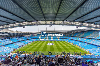 2023-05-18 - General view during the UEFA Champions League, Semi-finals, 2nd leg football match between Manchester City and Real Madrid on 17 May 2023 at the Etihad Stadium in Manchester, England - FOOTBALL - CHAMPIONS LEAGUE - MANCHESTER CITY V REAL MADRID - UEFA CHAMPIONS LEAGUE - SOCCER