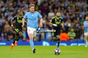 2023-05-18 - Kevin De Bruyne (17) of Manchester City during the UEFA Champions League, Semi-finals, 2nd leg football match between Manchester City and Real Madrid on 17 May 2023 at the Etihad Stadium in Manchester, England - FOOTBALL - CHAMPIONS LEAGUE - MANCHESTER CITY V REAL MADRID - UEFA CHAMPIONS LEAGUE - SOCCER