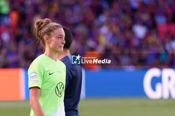 2023-06-03 - 03.06.2023, Eindhoven, PSV Stadion, UEFA Women's Champions League: Barcelona - Wofsburg, Felicitas Rauch (13 Wolfsburg) after the match on her way to the podium - UEFA WOMEN'S CHAMPIONS LEAGUE: BARCELONA - WOFSBURG - UEFA CHAMPIONS LEAGUE - SOCCER