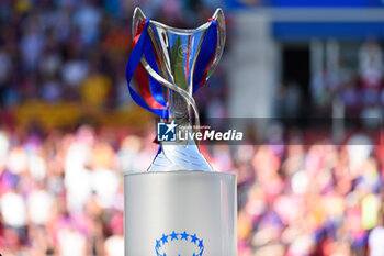 2023-06-03 - 03.06.2023, Eindhoven, PSV Stadion, UEFA Women's Champions League: Barcelona - Wofsburg, the Champions League trophy on display after the match. - UEFA WOMEN'S CHAMPIONS LEAGUE: BARCELONA - WOFSBURG - UEFA CHAMPIONS LEAGUE - SOCCER