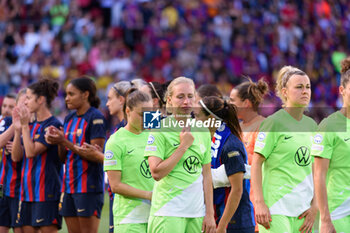 2023-06-03 - 03.06.2023, Eindhoven, PSV Stadion, UEFA Women's Champions League: Barcelona - Wofsburg, Pauline Bremer (7 Wolfsburg) after the match on her way to the podium - UEFA WOMEN'S CHAMPIONS LEAGUE: BARCELONA - WOFSBURG - UEFA CHAMPIONS LEAGUE - SOCCER