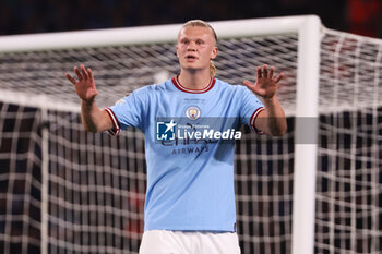 2023-06-10 - Erling Haaland of Manchester City during the UEFA Champions League, Final football match between Manchester City FC and FC Internazionale on June 10, 2023 at Ataturk Olympic Stadium in Istanbul, Turkey - FOOTBALL - CHAMPIONS LEAGUE - FINAL - MANCHESTER CITY V INTERNAZIONALE - UEFA CHAMPIONS LEAGUE - SOCCER