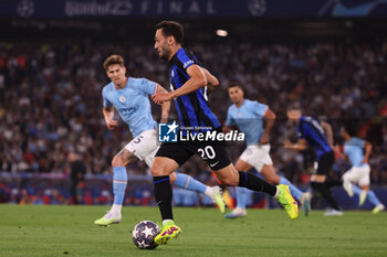 2023-06-10 - Hakan Calhanoglu of Inter Milan during the UEFA Champions League, Final football match between Manchester City FC and FC Internazionale on June 10, 2023 at Ataturk Olympic Stadium in Istanbul, Turkey - FOOTBALL - CHAMPIONS LEAGUE - FINAL - MANCHESTER CITY V INTERNAZIONALE - UEFA CHAMPIONS LEAGUE - SOCCER