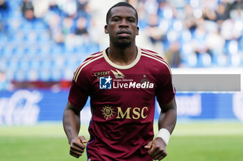 2023-08-02 - Dereck Kutesa of Servette FC during the UEFA Champions League, Second qualifying round, 2nd leg football match between KRC Genk and Servette FC on August 2, 2023 at the Cegeka Arena in Genk, Belgium - FOOTBALL - CHAMPIONS LEAGUE - KRC GENK V SERVETTE FC - UEFA CHAMPIONS LEAGUE - SOCCER