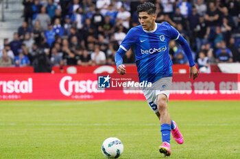 2023-08-02 - Gerardo Arteaga of KRC Genk during the UEFA Champions League, Second qualifying round, 2nd leg football match between KRC Genk and Servette FC on August 2, 2023 at the Cegeka Arena in Genk, Belgium - FOOTBALL - CHAMPIONS LEAGUE - KRC GENK V SERVETTE FC - UEFA CHAMPIONS LEAGUE - SOCCER