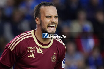 2023-08-02 - Jérémy Guillemenot of Servette FC during the UEFA Champions League, Second qualifying round, 2nd leg football match between KRC Genk and Servette FC on August 2, 2023 at the Cegeka Arena in Genk, Belgium - FOOTBALL - CHAMPIONS LEAGUE - KRC GENK V SERVETTE FC - UEFA CHAMPIONS LEAGUE - SOCCER