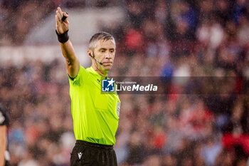 2023-08-08 - Referee Radu Petrescu during the UEFA Champions League, Third qualifying round, 1st leg football match between PSV and SK Sturm Graz on August 8, 2023 at Philips Stadion in Eindhoven, Netherlands - FOOTBALL - CHAMPIONS LEAGUE - PSV V STURM GRAZ - UEFA CHAMPIONS LEAGUE - SOCCER