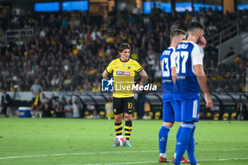 2023-08-19 - 10 Steven Zuber of AEK FC during the UEFA Champions League, 3rd Qualification Round match between AEK FC and GNK Dinamo Zagreb at Opap Arena on August 19, 2023, in Athens, Greece. - AEK-DINAMO ZAGREB 3RD QUALIFICATION ROUND - UEFA CHAMPIONS LEAGUE - SOCCER