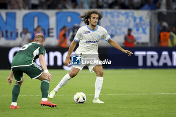 2023-08-16 - Matteo Guendouzi of Marseille during the UEFA Champions League, Third qualifying round, 2nd leg football match between Olympique de Marseille (OM) and Panathinaikos FC (Pana) on August 15, 2023 at Velodrome stadium in Marseille, France - FOOTBALL - CHAMPIONS LEAGUE - MARSEILLE V PANATHINAIKOS - UEFA CHAMPIONS LEAGUE - SOCCER