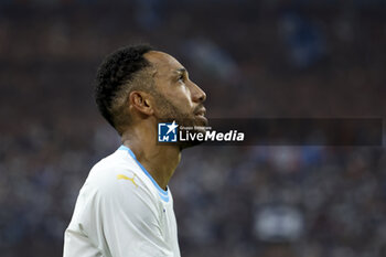 2023-08-16 - Pierre-Emerick Aubameyang of Marseille during the UEFA Champions League, Third qualifying round, 2nd leg football match between Olympique de Marseille (OM) and Panathinaikos FC (Pana) on August 15, 2023 at Velodrome stadium in Marseille, France - FOOTBALL - CHAMPIONS LEAGUE - MARSEILLE V PANATHINAIKOS - UEFA CHAMPIONS LEAGUE - SOCCER