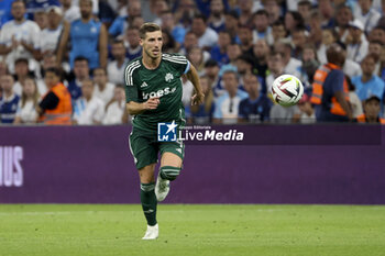 2023-08-16 - Ruben Perez of Panathinaikos during the UEFA Champions League, Third qualifying round, 2nd leg football match between Olympique de Marseille (OM) and Panathinaikos FC (Pana) on August 15, 2023 at Velodrome stadium in Marseille, France - FOOTBALL - CHAMPIONS LEAGUE - MARSEILLE V PANATHINAIKOS - UEFA CHAMPIONS LEAGUE - SOCCER