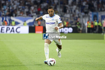 2023-08-16 - Renan Lodi of Marseille during the UEFA Champions League, Third qualifying round, 2nd leg football match between Olympique de Marseille (OM) and Panathinaikos FC (Pana) on August 15, 2023 at Velodrome stadium in Marseille, France - FOOTBALL - CHAMPIONS LEAGUE - MARSEILLE V PANATHINAIKOS - UEFA CHAMPIONS LEAGUE - SOCCER