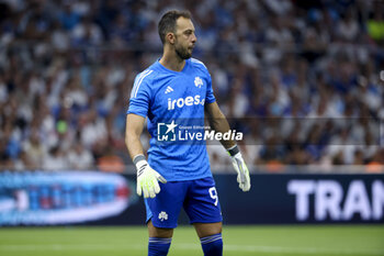 2023-08-16 - Panathinaikos goalkeeper Alberto Brignoli during the UEFA Champions League, Third qualifying round, 2nd leg football match between Olympique de Marseille (OM) and Panathinaikos FC (Pana) on August 15, 2023 at Velodrome stadium in Marseille, France - FOOTBALL - CHAMPIONS LEAGUE - MARSEILLE V PANATHINAIKOS - UEFA CHAMPIONS LEAGUE - SOCCER