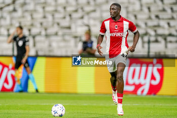 2023-08-22 - Soumaila Coulibaly of Royal Antwerp during the UEFA Champions League, Play-offs, 1st leg football match between Royal Antwerp FC and AEK Athens on August 22, 2023 at Bosuilstadion in Deurne, Belgium - FOOTBALL - CHAMPIONS LEAGUE - ROYAL ANTWERP V AEK ATHENS - UEFA CHAMPIONS LEAGUE - SOCCER