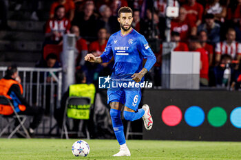2023-08-30 - Connor Goldson of Rangers during the UEFA Champions League, Play-offs, 2nd leg football match between PSV and Rangers on August 30, 2023 at the Philips Stadion in Eindhoven, Netherlands - FOOTBALL - CHAMPIONS LEAGUE - PSV V RANGERS - UEFA CHAMPIONS LEAGUE - SOCCER