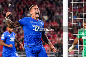 2023-08-30 - James Tavernier of Rangers FC celebrates after scoring his teams first goal during the UEFA Champions League, Play-offs, 2nd leg football match between PSV and Rangers on August 30, 2023 at the Philips Stadion in Eindhoven, Netherlands - FOOTBALL - CHAMPIONS LEAGUE - PSV V RANGERS - UEFA CHAMPIONS LEAGUE - SOCCER