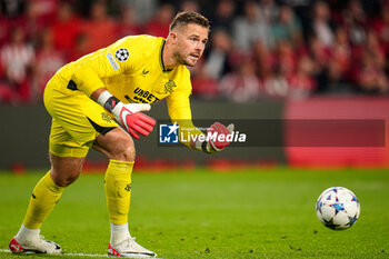 2023-08-30 - Jack Butland of Rangers during the UEFA Champions League, Play-offs, 2nd leg football match between PSV and Rangers on August 30, 2023 at the Philips Stadion in Eindhoven, Netherlands - FOOTBALL - CHAMPIONS LEAGUE - PSV V RANGERS - UEFA CHAMPIONS LEAGUE - SOCCER