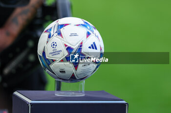2023-09-19 - Official Adidas Champions League matchball during UEFA Champions League 2023/24 Group Stage - Group F football match between AC Milan and Newcastle United FC at San Siro Stadium, Milan, Italy on September 19, 2023 - AC MILAN VS NEWCASTLE UNITED FC - UEFA CHAMPIONS LEAGUE - SOCCER
