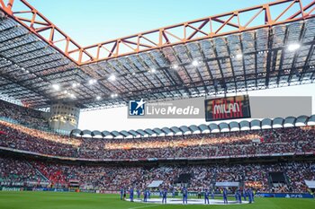 2023-09-19 - A general view inside the stadium during UEFA Champions League 2023/24 Group Stage - Group F football match between AC Milan and Newcastle United FC at San Siro Stadium, Milan, Italy on September 19, 2023 - AC MILAN VS NEWCASTLE UNITED FC - UEFA CHAMPIONS LEAGUE - SOCCER