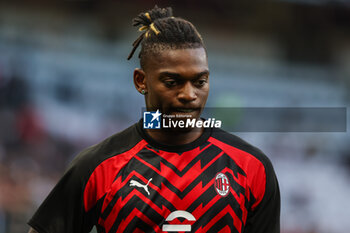 2023-09-19 - Rafael Leao of AC Milan looks on during UEFA Champions League 2023/24 Group Stage - Group F football match between AC Milan and Newcastle United FC at San Siro Stadium, Milan, Italy on September 19, 2023 - AC MILAN VS NEWCASTLE UNITED FC - UEFA CHAMPIONS LEAGUE - SOCCER