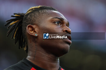 2023-09-19 - Rafael Leao of AC Milan looks on during UEFA Champions League 2023/24 Group Stage - Group F football match between AC Milan and Newcastle United FC at San Siro Stadium, Milan, Italy on September 19, 2023 - AC MILAN VS NEWCASTLE UNITED FC - UEFA CHAMPIONS LEAGUE - SOCCER