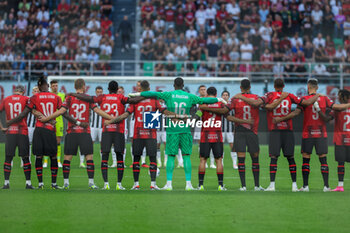 2023-09-19 - AC Milan players during UEFA Champions League 2023/24 Group Stage - Group F football match between AC Milan and Newcastle United FC at San Siro Stadium, Milan, Italy on September 19, 2023 - AC MILAN VS NEWCASTLE UNITED FC - UEFA CHAMPIONS LEAGUE - SOCCER