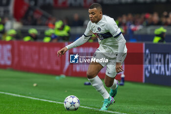 2023-11-07 - Kylian Mbappe of Paris Saint-Germain FC seen in action during UEFA Champions League 2023/24 Group Stage - Group F football match between AC Milan and Paris Saint-Germain FC at San Siro Stadium, Milan, Italy on November 07, 2023 - AC MILAN VS PARIS SAINT-GERMAIN - UEFA CHAMPIONS LEAGUE - SOCCER