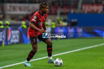2023-11-28 - Samuel Chukwueze of AC Milan seen in action during UEFA Champions League 2023/24 Group Stage - Group F football match between AC Milan and Borussia Dortmund at San Siro Stadium, Milan, Italy on November 28, 2023 - AC MILAN VS BORUSSIA DORTMUND - UEFA CHAMPIONS LEAGUE - SOCCER