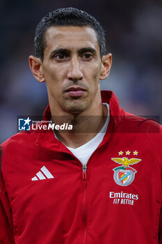 2023-10-03 - Angel Di Maria of SL Benfica looks on during the UEFA Champions League 2023/24 Group Stage - Group D football match between FC Internazionale and SL Benfica at Giuseppe Meazza Stadium, Milan, Italy on October 03, 2023 - INTER - FC INTERNAZIONALE VS SL BENFICA - UEFA CHAMPIONS LEAGUE - SOCCER