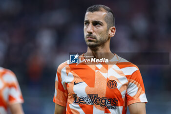 2023-10-03 - Henrikh Mkhitaryan of FC Internazionale looks on during the UEFA Champions League 2023/24 Group Stage - Group D football match between FC Internazionale and SL Benfica at Giuseppe Meazza Stadium, Milan, Italy on October 03, 2023 - INTER - FC INTERNAZIONALE VS SL BENFICA - UEFA CHAMPIONS LEAGUE - SOCCER