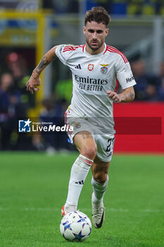2023-10-03 - Rafa Silva of SL Benfica seen in action during the UEFA Champions League 2023/24 Group Stage - Group D football match between FC Internazionale and SL Benfica at Giuseppe Meazza Stadium, Milan, Italy on October 03, 2023 - INTER - FC INTERNAZIONALE VS SL BENFICA - UEFA CHAMPIONS LEAGUE - SOCCER