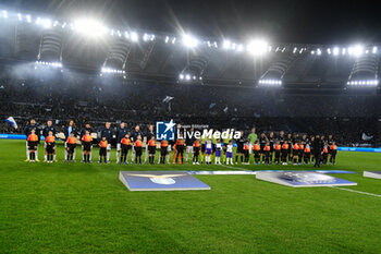2023-11-28 - Line up during the UEFA Champions League 2023-2024 football match between SS Lazio and Celtic FC at the Olympic Stadium in Rome on November 28, 2023. - SS LAZIO VS CELTIC FC - UEFA CHAMPIONS LEAGUE - SOCCER