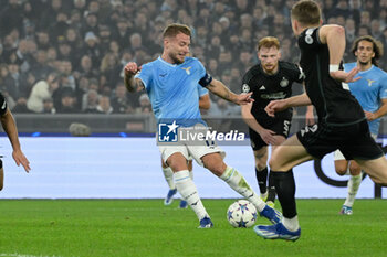 2023-11-28 - Ciro Immobile (SS Lazio); goal 2-0 during the UEFA Champions League 2023-2024 football match between SS Lazio and Celtic FC at the Olympic Stadium in Rome on November 28, 2023. - SS LAZIO VS CELTIC FC - UEFA CHAMPIONS LEAGUE - SOCCER