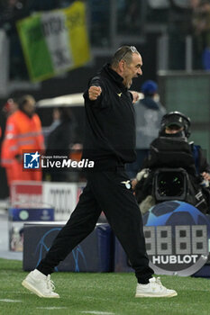 2023-11-28 - Maurizio Sarri coach (SS Lazio);  during the UEFA Champions League 2023-2024 football match between SS Lazio and Celtic FC at the Olympic Stadium in Rome on November 28, 2023. - SS LAZIO VS CELTIC FC - UEFA CHAMPIONS LEAGUE - SOCCER