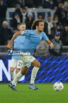 2023-11-28 - Matteo Guendouzi (SS Lazio);  during the UEFA Champions League 2023-2024 football match between SS Lazio and Celtic FC at the Olympic Stadium in Rome on November 28, 2023. - SS LAZIO VS CELTIC FC - UEFA CHAMPIONS LEAGUE - SOCCER