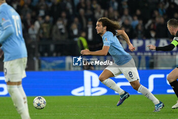 2023-11-28 - Matteo Guendouzi (SS Lazio);  during the UEFA Champions League 2023-2024 football match between SS Lazio and Celtic FC at the Olympic Stadium in Rome on November 28, 2023. - SS LAZIO VS CELTIC FC - UEFA CHAMPIONS LEAGUE - SOCCER